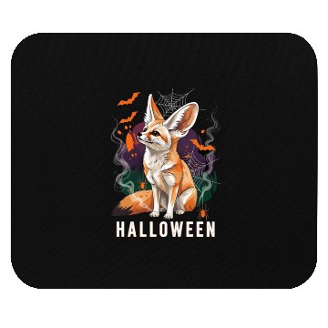 Discover Spooky Fox with Halloween Decor Mouse Pads
