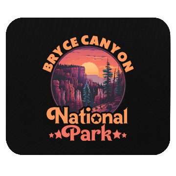 Discover Sunset Over Canyon National Park Mouse Pads