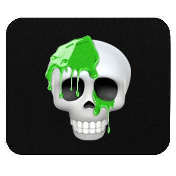 Discover skull toxic emoticon Mouse Pads
