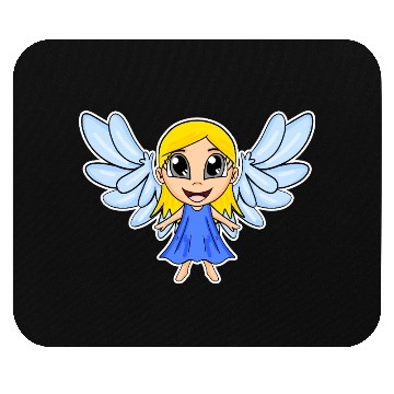 Discover Cute Angel Girl Mouse Pads