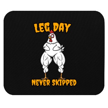 Discover Funny Leg Day Mouse Pads | Leg Day Never Mouse Pads