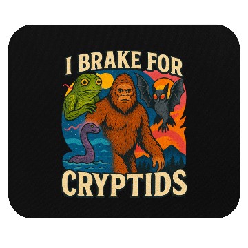 Discover Cryptid Mythical Creature Mouse Pads Design