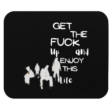 Discover Bold Life Affirmation with Silhouettes Mouse Pads