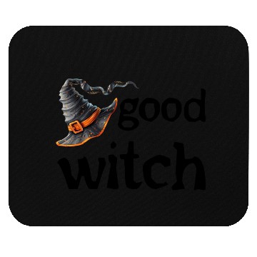 Discover Enchanted Witch Hat with Stars Mouse Pads