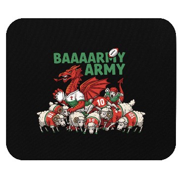 Discover Dragon Rugby Fan Squad  Mouse Pads