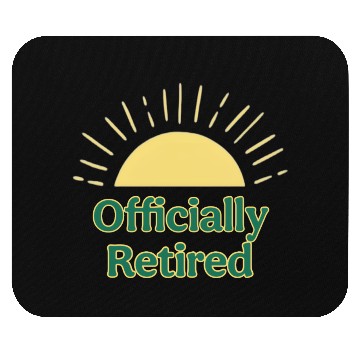 Discover Sunrise Retirement Celebration Design Mouse Pads