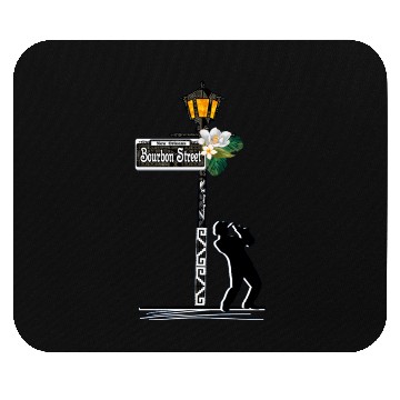 Discover Bourbon Street Saxophonist 2 Mouse Pads