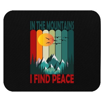 Discover Mountain Sunset Peaceful Scene Mouse Pads