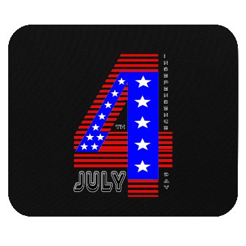Discover July 4th Stars and Stripes Independence Design Mouse Pads