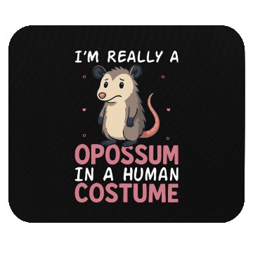 Discover Humorous Opossum Costume Gift Mouse Pads