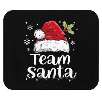 Discover Team Santa Holiday Christmas Design Mouse Pads