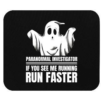 Discover Funny Ghost Hunter Ghostbuster Halloween Spooky Mouse Pads