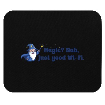 Discover Whimsical Wizard with Star Wand Mouse Pads