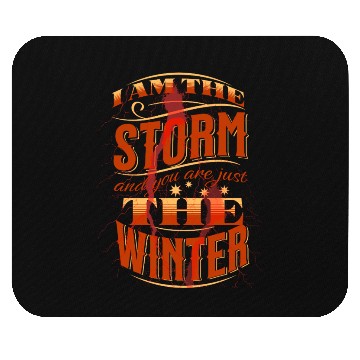 Discover Lamenting Storm Winter Design Mouse Pads