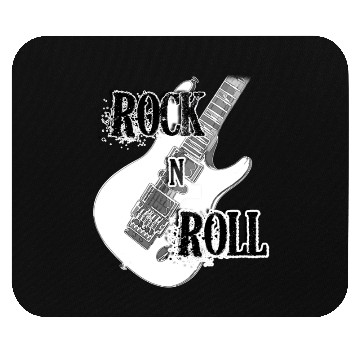 Discover Rock and Roll Electric Guitar Design Mouse Pads