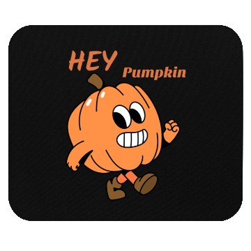Discover Playful Pumpkin Character Design Mouse Pads