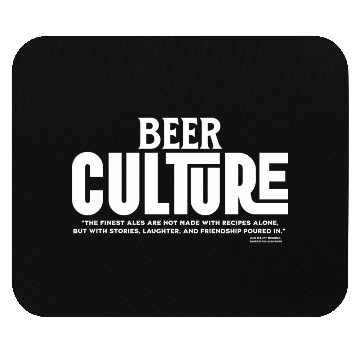 Discover Beer Culture Typography Design Mouse Pads