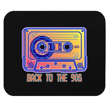 Discover Back to the 90s Retro Cassette Tape Mouse Pads