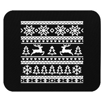 Discover Festive Winter Wonderland Pattern Mouse Pads