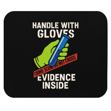 Discover Forensic Chemist Crime Lab Toxicology Science Mouse Pads