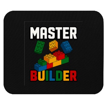 Discover Master Builder Wall Brick System Toys Team Mouse Pads