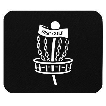 Discover Disc Golf Basket Mouse Pads | Funny Sports