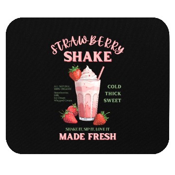 Discover Strawberry Shake Mouse Pads