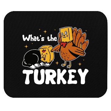 Discover Turkey Thanksgiving Mouse Pads Cat Lover Gift Cute Mouse Pads