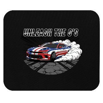 Discover Patriotic American Muscle Car Mouse Pads