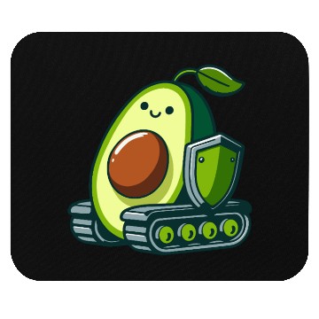Discover cute avocado tank Mouse Pads