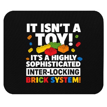 Discover Master Builder Brick System Toys Party Mouse Pads