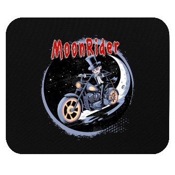 Discover Moonrider Skeleton on Motorcycle Mouse Pads