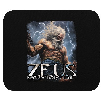 Discover Zeus Thunder God Mouse Pads