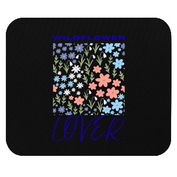 Discover Wildflower Lover Floral Design Mouse Pads