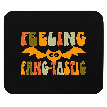 Discover Feeling Fang-Tastic Funny Halloween Bat Mouse Pads