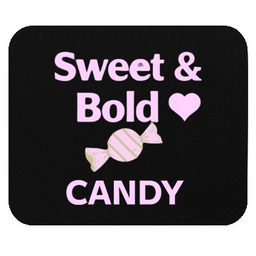 Discover Sweet & Bold  Candy Galaxy Neon Mouse Pads Design