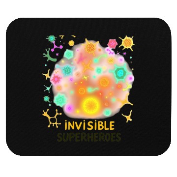 Discover Invisible Superheroes Microbial Design Mouse Pads