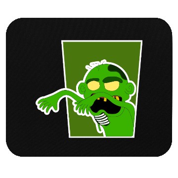 Discover Grotesque Zombie Cartoon Design Mouse Pads