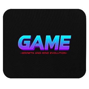 Discover Vibrant Retro Gaming Typography Design Mouse Pads