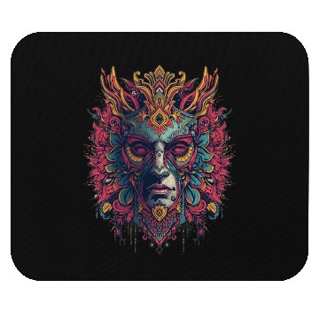 Discover Mystical Forest Spirit Mandala Art Mouse Pads
