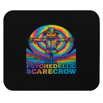 Discover Psychedelic Scarecrow Trippy EDM Rave Festival Mouse Pads