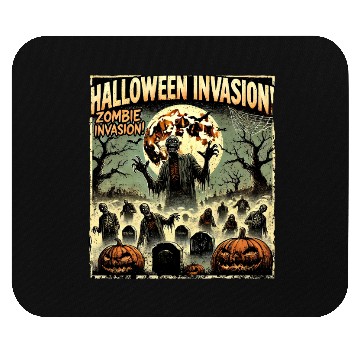 Discover Halloween Zombie Invasion Mouse Pads