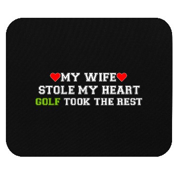 Discover Golf Husband Funny Married Mouse Pads