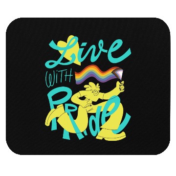 Discover Live with Pride - LGBTQ+ Statement Mouse Pads