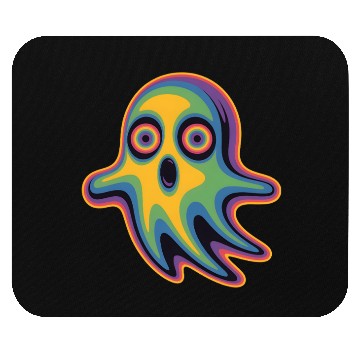 Discover Trippy Ghost Mouse Pads Vaporwave Psychedelic Rave EDM