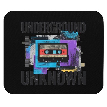 Discover Underground Cassette Tape Urban Art Mouse Pads
