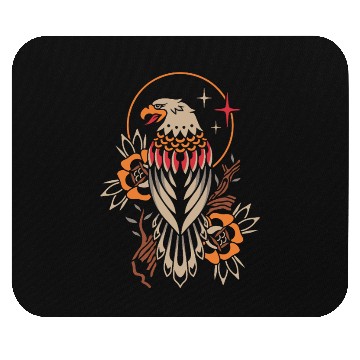 Discover Celestial Eagle Tattoo Design Mouse Pads