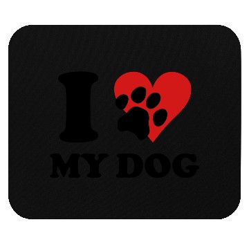 Discover I love my DOG Mouse Pads