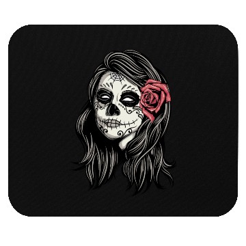 Discover Santa Muerte Holy Woman Mouse Pads