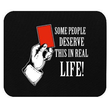 Discover Red card funny designs Mouse Pads